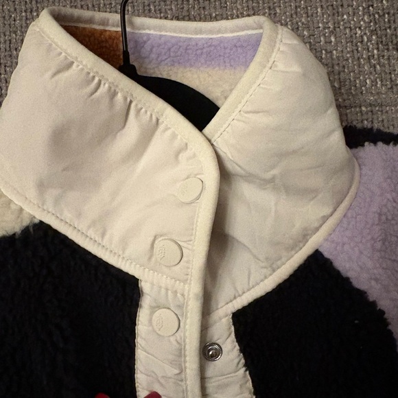 Free People Free Movement Fleece Patchwork Jacket Size Small - Picture 13 of 15
